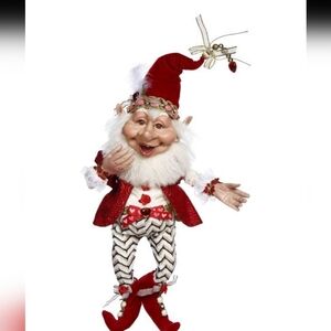 ❤️💗❤️ Valentines Figurine MARK ROBERTS BIG HEARTED ELF #2 Preowned EUC 12"